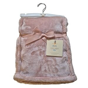 Lullaby Pink Velvet Baby Blanket Plush in  Mauve